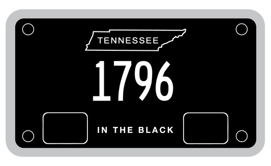 In the Black Motorcycle Plate (Pre-Order)